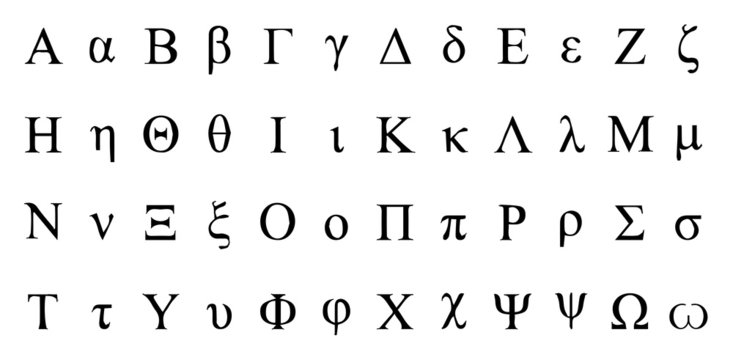Greek alphabet